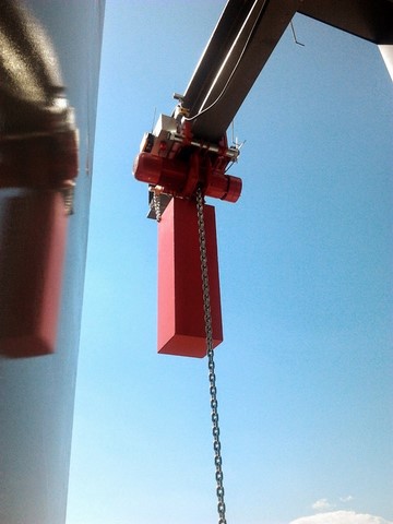 Chain hoist, 5 t, 86 m
