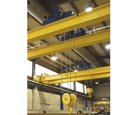 Double girder bridge crane.