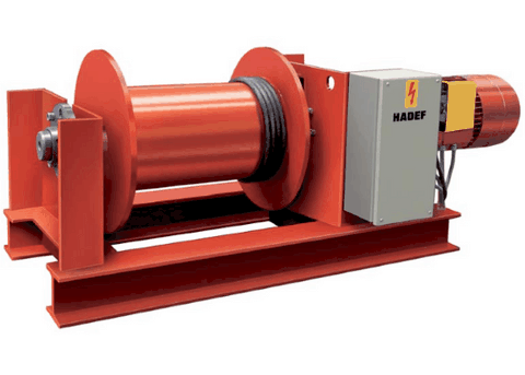 Wire Rope Winches up to 40 t and 160 m rope length